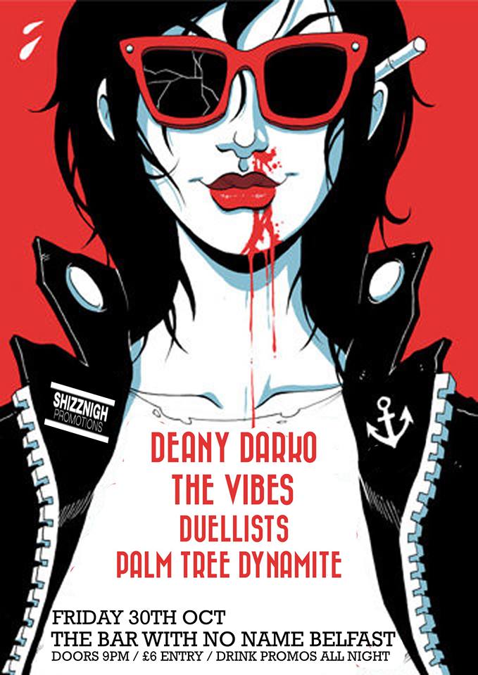 We're back in Belfast tomorrow night at The Bar With No Name! <a href="/deanydarko/">Dean Stevens</a> @tbwnnlivestudio @shizznighpr <a href="/NI_Music/">NI Music</a>