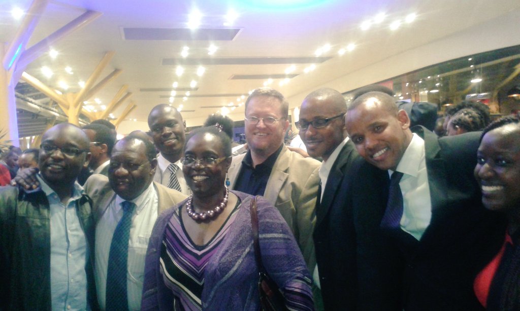 ScottProfessor's tweet photo. Alumni farewell dinner for @USIU_VC Freida Brown at Mambo Italia at Garden City. Awesome university @USIUAfrica https://t.co/AsI95hkuJe