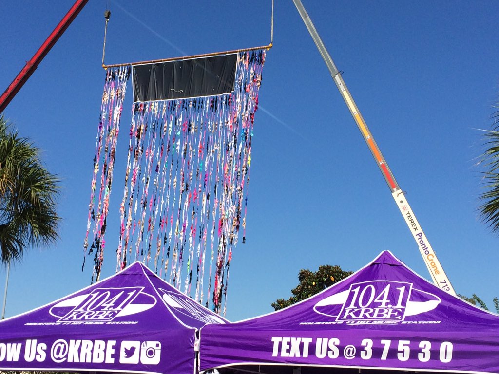 mjmahaney's tweet photo. Even more impressive in person! @krbe #BraWall #KRBE4ac @RADIOROULA @ProducerEric @RadioSpecialK @KrystinaRamey https://t.co/E8HKgnmpR7