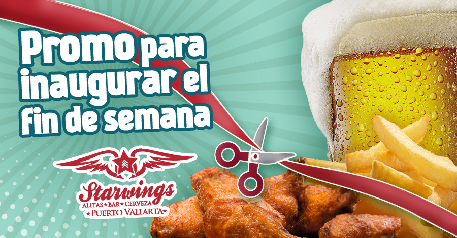 StarwingsPV's tweet photo. Promo fiesta en Starwings, para ti y tus amigos 1 Jarra de cerveza de barril+30 alitas+Papas Fritas por sólo $280 https://t.co/TBdtqHlk8i