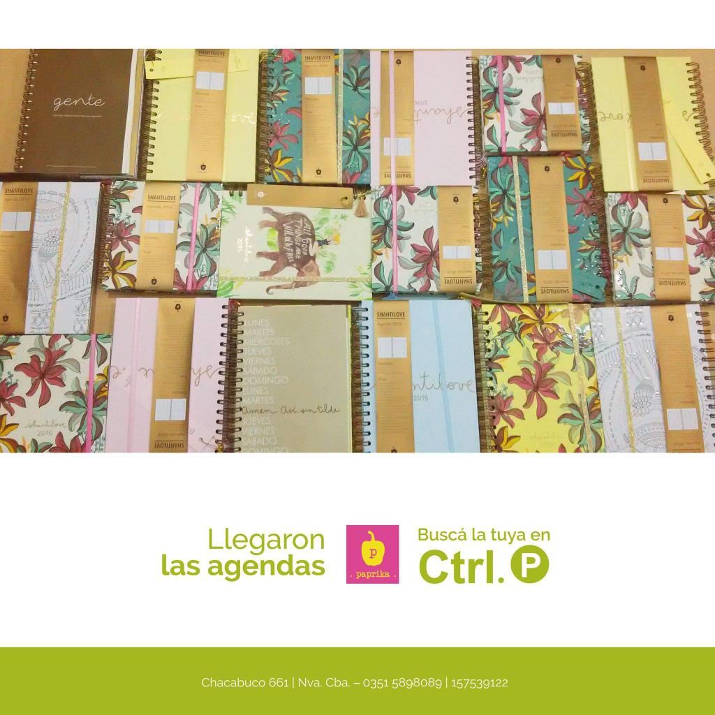 controlpgrafica's tweet photo. No pierdas ni un día del 2016. Agendas #paprika. Conseguí la tuya en #CtrlP #2016 #agenda https://t.co/2s0fABEOSu