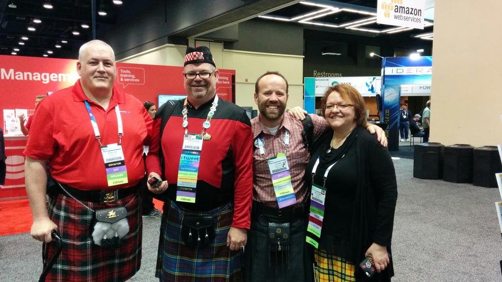 tjaybelt's tweet image. #sqlkilt days at #summit15