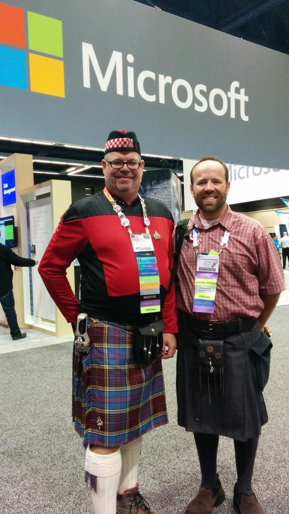 tjaybelt's tweet image. #sqlkilt days at #summit15