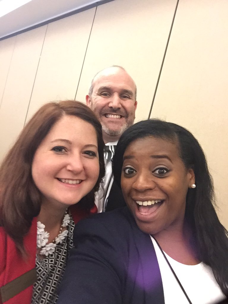 ShakinahSimeona's tweet photo. @ShakinahSimeona: Second year in a row at #NCCPA15 with @DrRBJohnson and Angie! #spahe https://t.co/D3IF3P6SVR