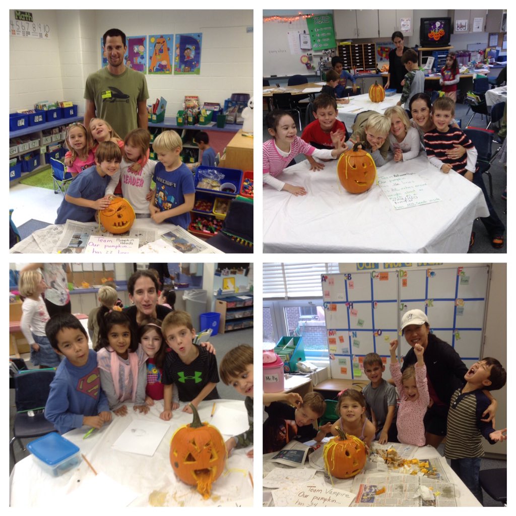 Glebe1st's tweet photo. We got to measure pumpkins and turn them into jack-o-lanterns w/ the help of great parent volunteers! https://t.co/CJIR62azcT