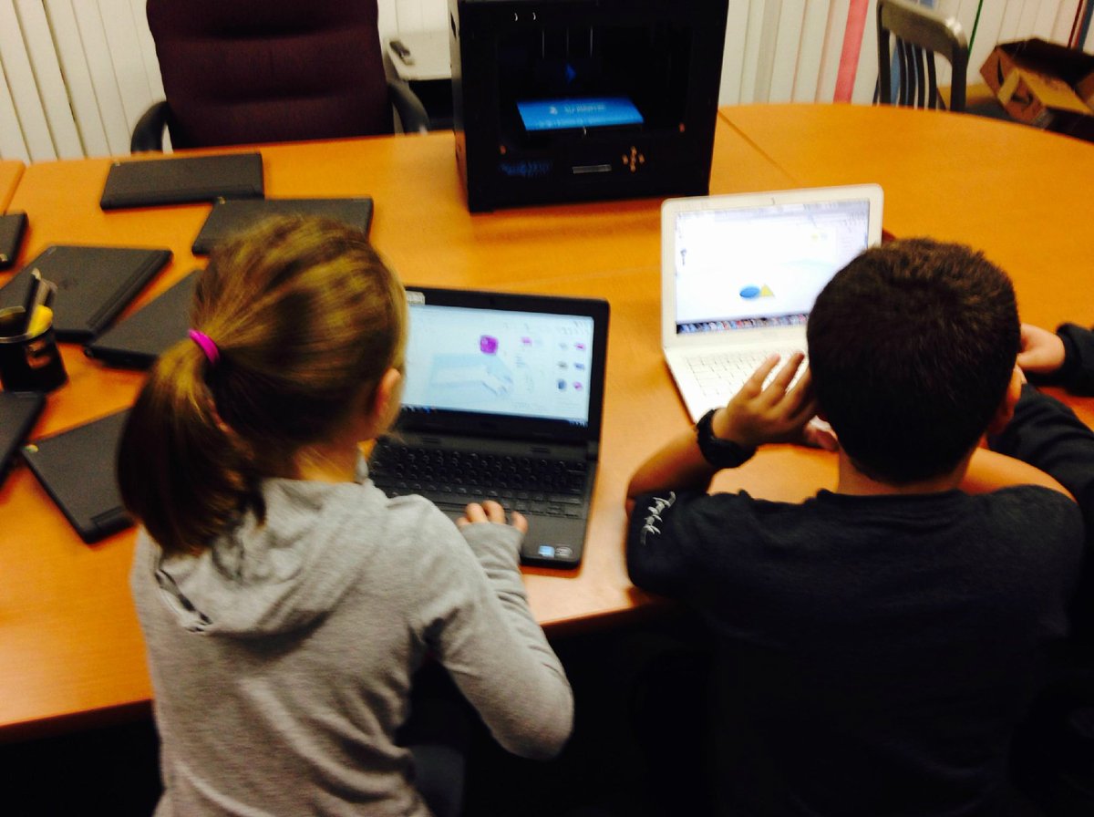 3rd Graders; CAD software; 3-D printer; Google Drive ... just another day at <a href="/MES_Seekonk/">Martin Elementary</a>