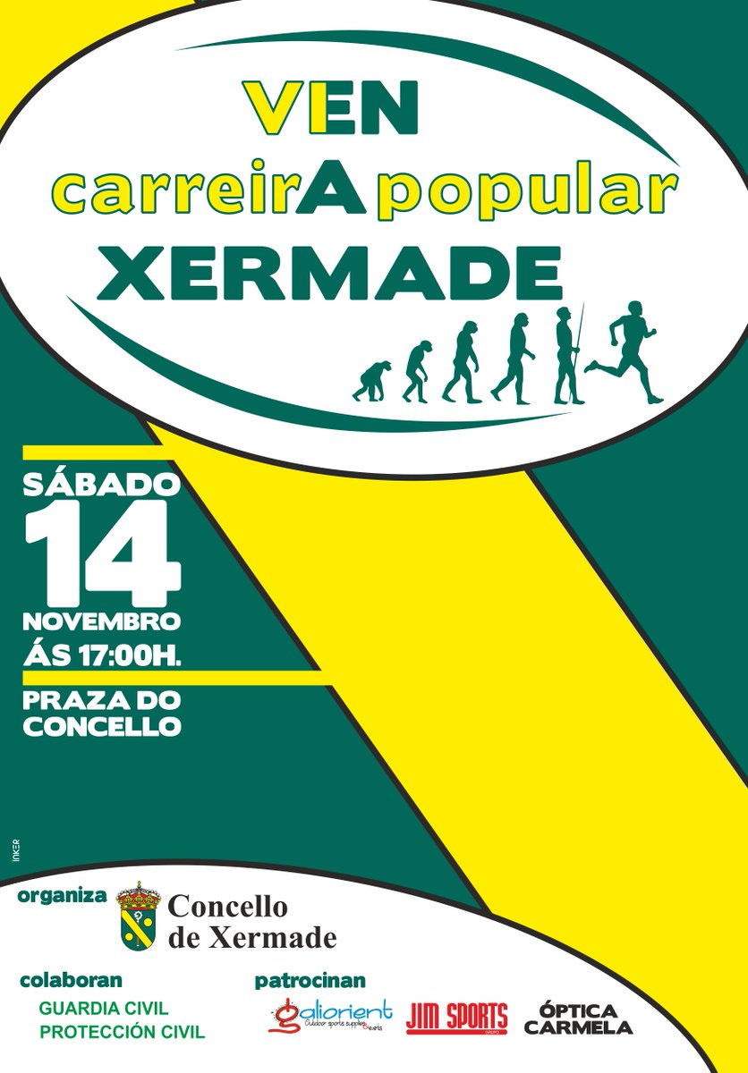 ConcelloXermade's tweet photo. VI CARREIRA POPULAR DE XERMADE https://t.co/mtSNJYVjIn
Cuota 5€ categoría absoluta. O resto de balde https://t.co/MdZnj3dBUq