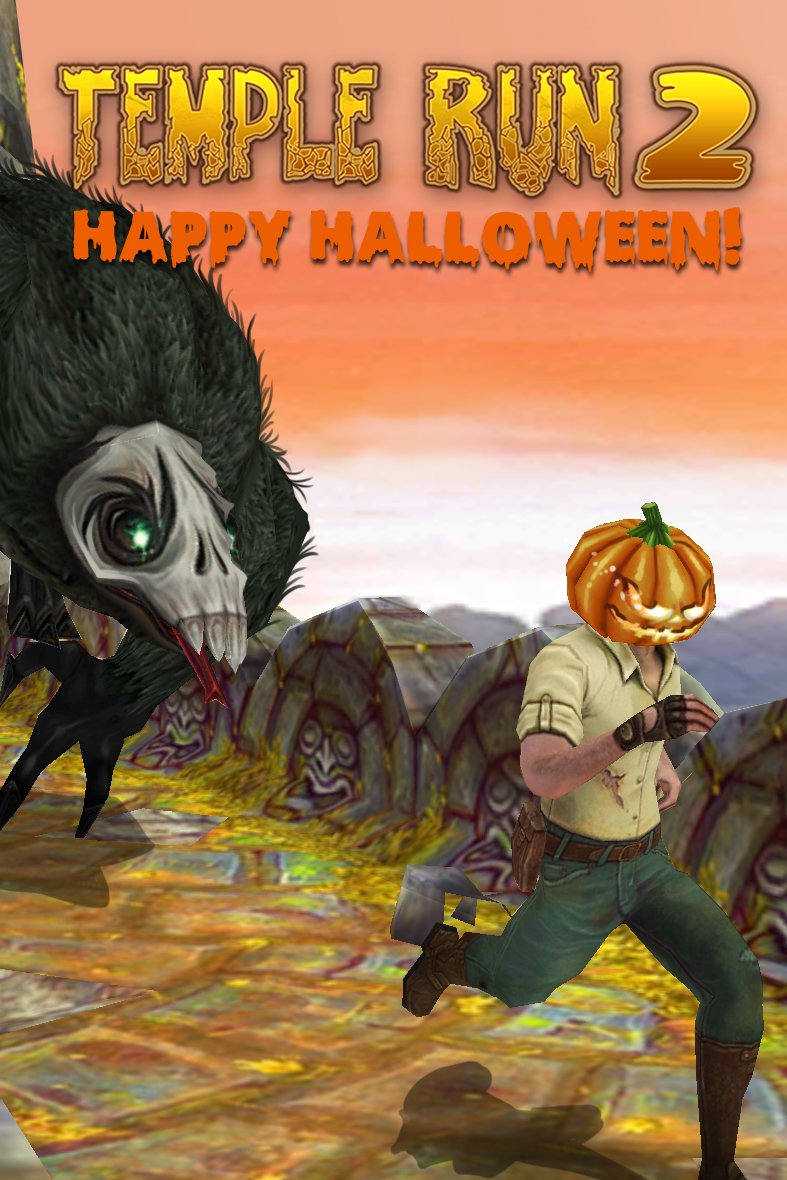 Temple Run on X: Halloween is taking over #TempleRun2! Unlock