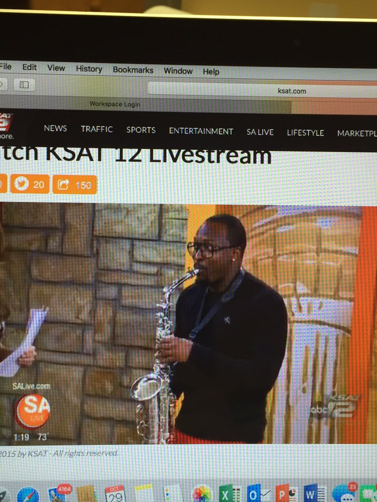 TeeTaylorMade's tweet photo. Thx @SALiveKSAT for having @Ryankilgore1 #StevieWonder #songsinkeyoflife #musiceducation https://t.co/Me4dQvxU5p