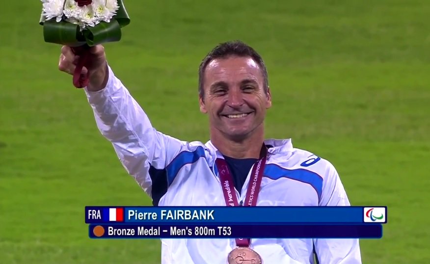 CoeurHandisport's tweet photo. Mondiaux #Athletisme Médaille de bronze pour Pierre Fairbank sur 800m 🇫🇷11ème médaille Française #Handisport https://t.co/uCQ5uHNaR5