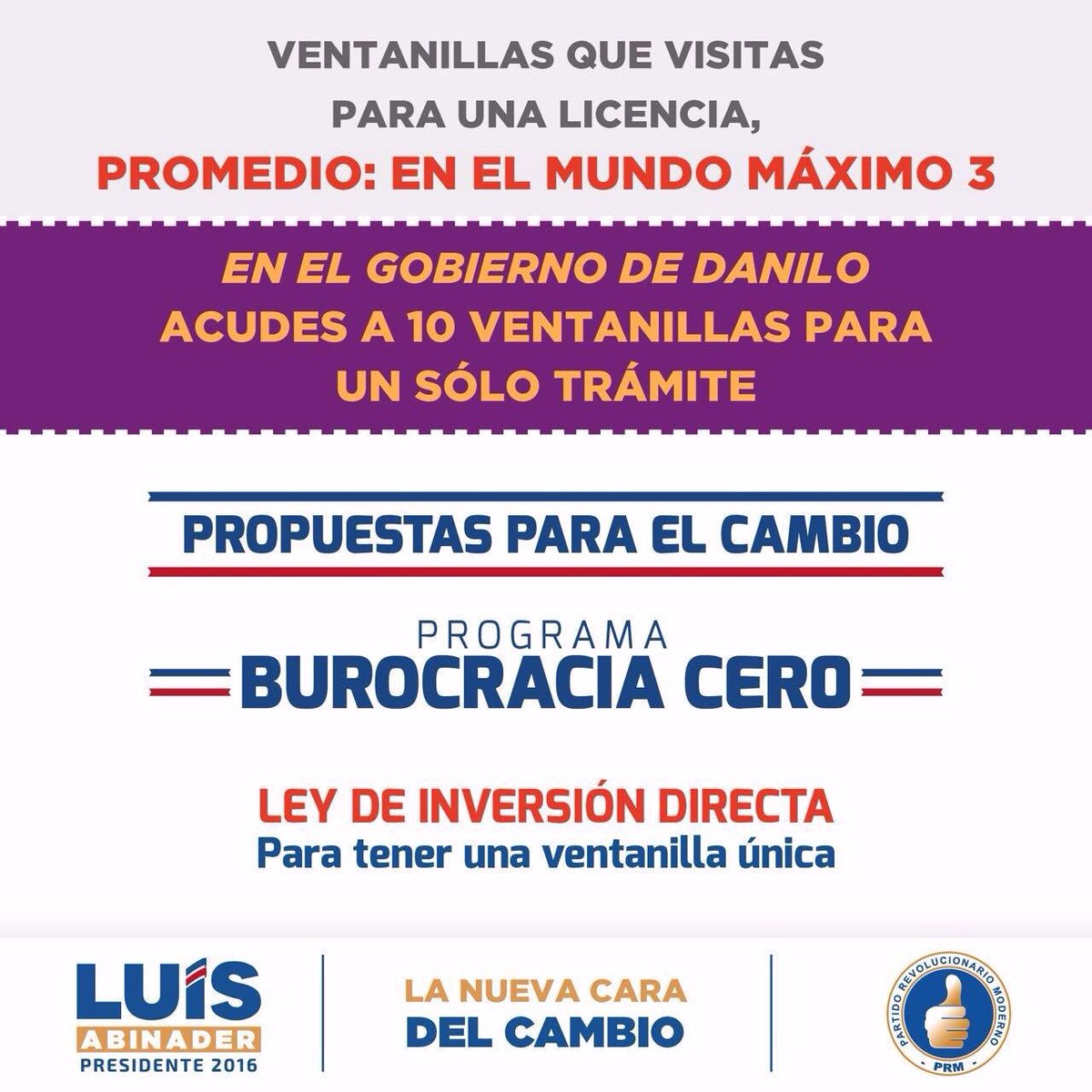 GreyPerezDiaz's tweet photo. Propuesta para el cambio #BurocraciaCero  Ley del silencio administrativo  @luisabinader es cambio #YoCreoEnLuis https://t.co/3vyml2IaMv