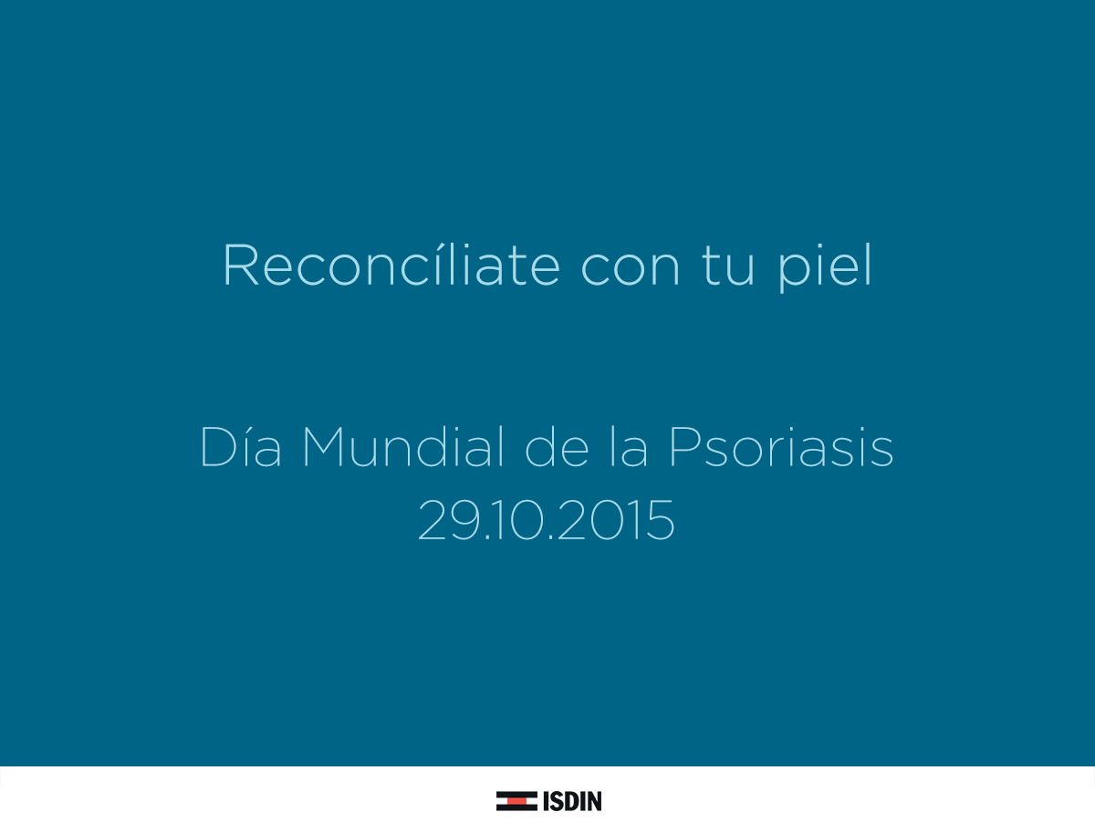 ISDIN's tweet photo. Hoy es el Día Mundial de la #Psoriasis, ¡nos unimos a la causa! #wpd15 #ihopepso #iactpso #ichangepso https://t.co/s1ROrJVbu0