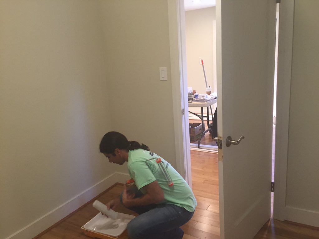 LangInnovations's tweet photo. He convinced me we could get the rooms painted in one day. I was motivated to work faster! #509efficacy https://t.co/hZDVmGyCMg