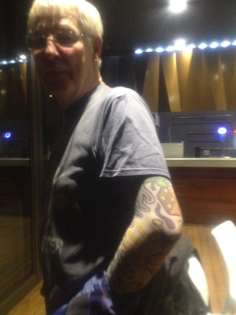 infrastructure4's tweet photo. #IMESA2015 Frank Stevens flexes his muscle, but in this instance to show off a tattoo or two https://t.co/aByy35iJEw