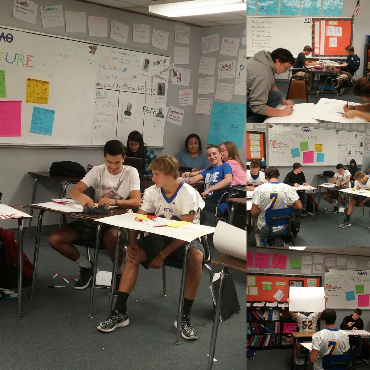 MrsMacintheMid's tweet image. Working on poetry projects in 5th your! #eng2 #poetryproject @sewpurk nice smile.