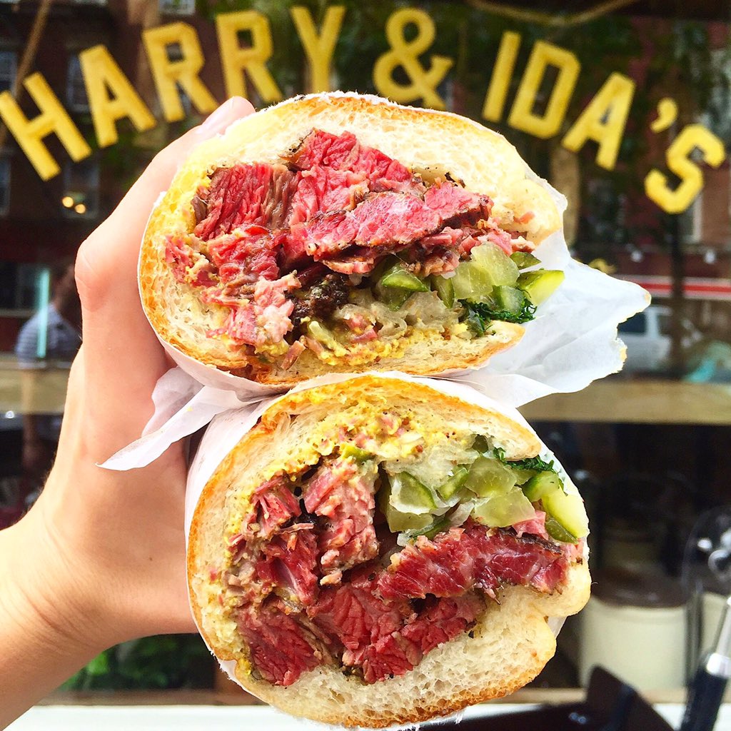 actuallyatethat's tweet photo. Harry &amp; Ida's sandwich could probably bring world peace #harryandidas #iactuallyatethat https://t.co/AF9mNPNiD7
