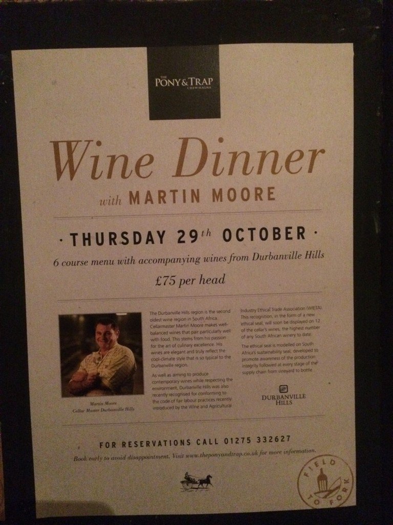 suewineUK's tweet photo. Getting ready for a fantastic evening with #durbanvillehills at #pony&amp;trap this evening https://t.co/6v8nU1c8oa