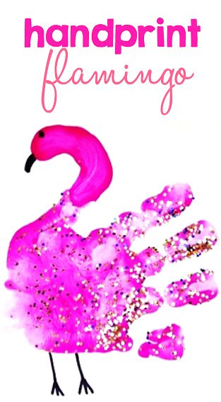 IPCurriculum's tweet image. #Nursery #flamingo #handprint #craft! #IPC: bit.ly/ipcforyou Via: bit.ly/1Nq9wnE #teach #birds #fun