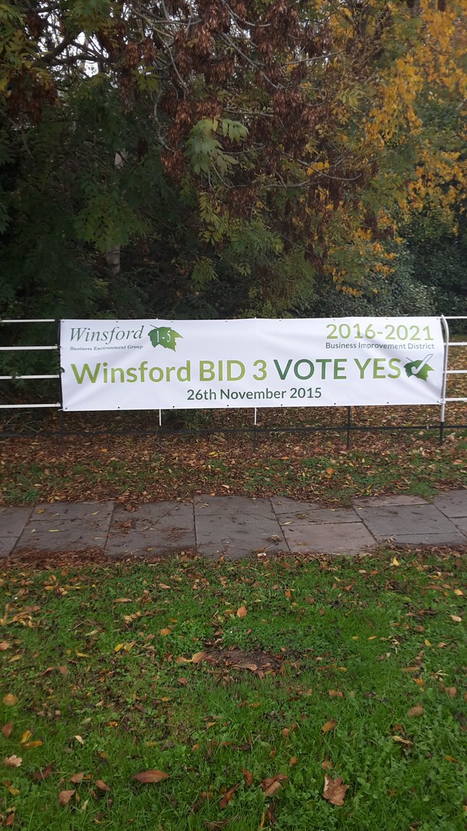 WinsfordIndEst's tweet photo. All ready for #Winsford #BID3 #vote. Papers released today #voteyes 26th November @TeamBID @Go_CheshireWest https://t.co/o8HLybQXaj