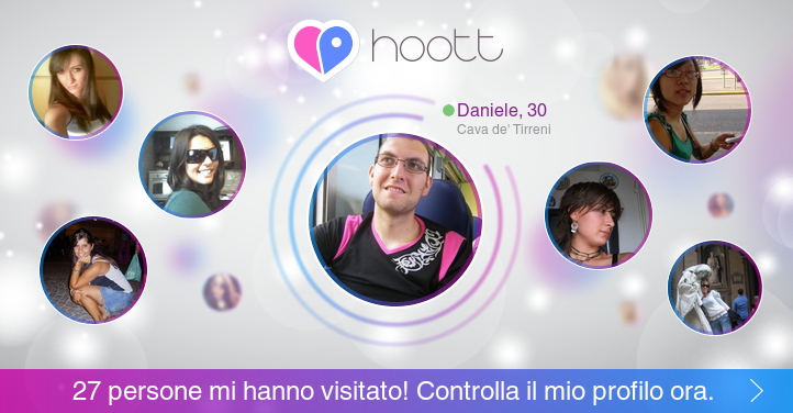 #HOOTTapp Ho nuovi amici. Visita il mio profilo! Hoott la tua vita! goo.gl/jPUaB0