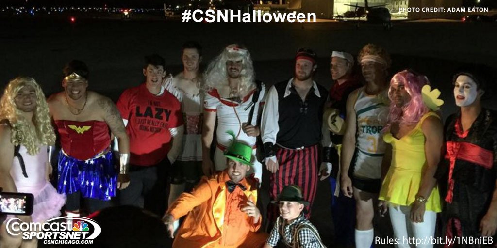 CHSN_WhiteSox's tweet photo. When #WhiteSox rookies dressed up 😂

Use #CSNHalloween &amp; share your sports-themed costumes for chance to win prizes https://t.co/hveZJrqLtX