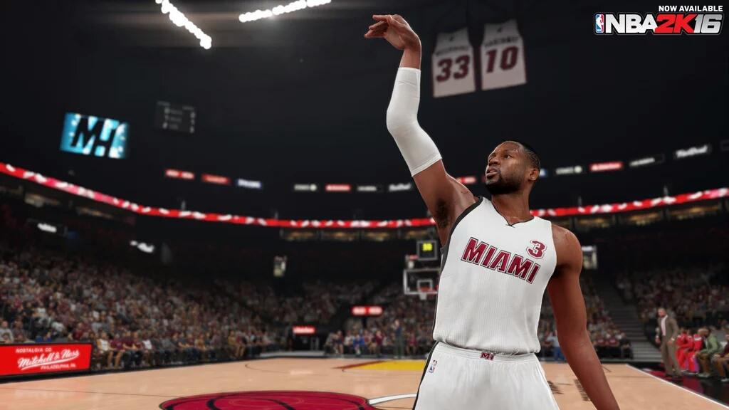 BallersHype's tweet photo. New Miami Heat and Denver Nuggets Uniforms are now available. #NBA2K16 https://t.co/w2degA5ZSP