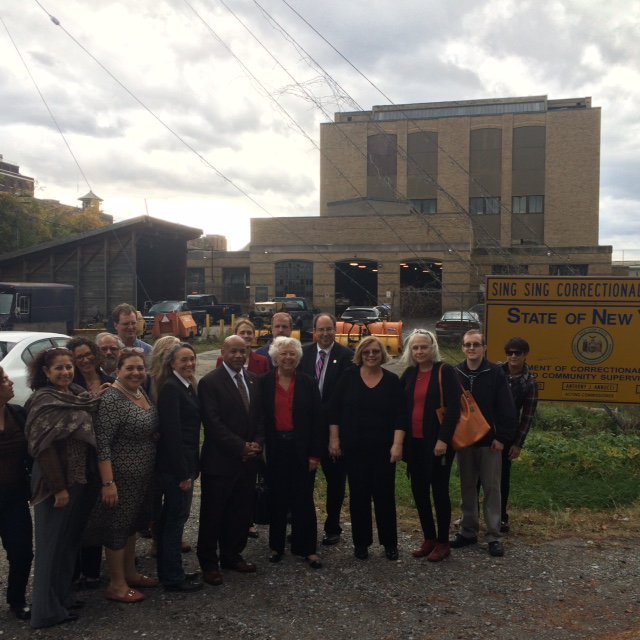 Wonderful day with <a href="/SandyGalef/">Sandy Galef</a>. Visiting the future site of Sing Sing Prison museum.