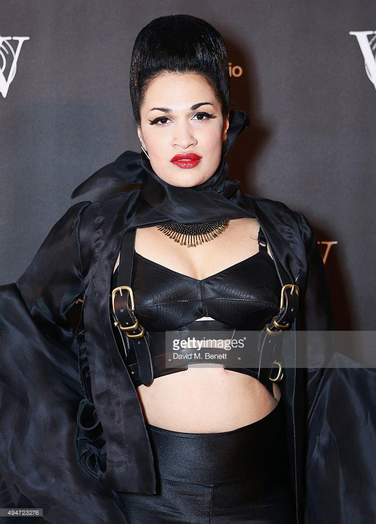 bishi_official's tweet photo. Thanks for inviting me last night @MandiLennard @SHOWstudio @VeuveClicquotUK #TheWidowSeries wearing @TamzinL_UK https://t.co/UwzFvcl9zL