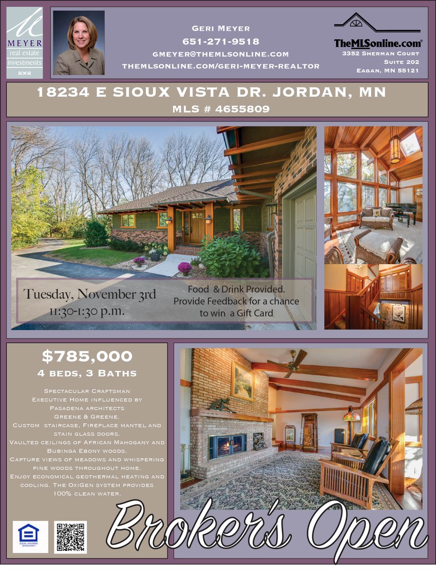 gmeyer_realtor's tweet photo. Check out this new Listing! #NewListing #4Bedroom3Bathroom #JordanMN #CraftsmenHome #GreeneGreeneArchitecture. https://t.co/1Q2VRyCmuh