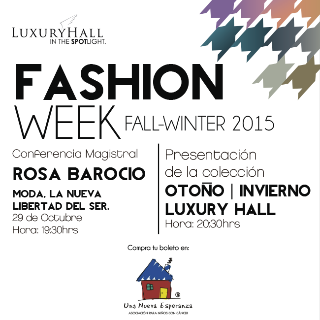InvittaPuebla's tweet photo. Vive hoy el cierre de #FashionWeek de @LuxuryHall1 con dos grandes eventos. https://t.co/yirkd1VReP