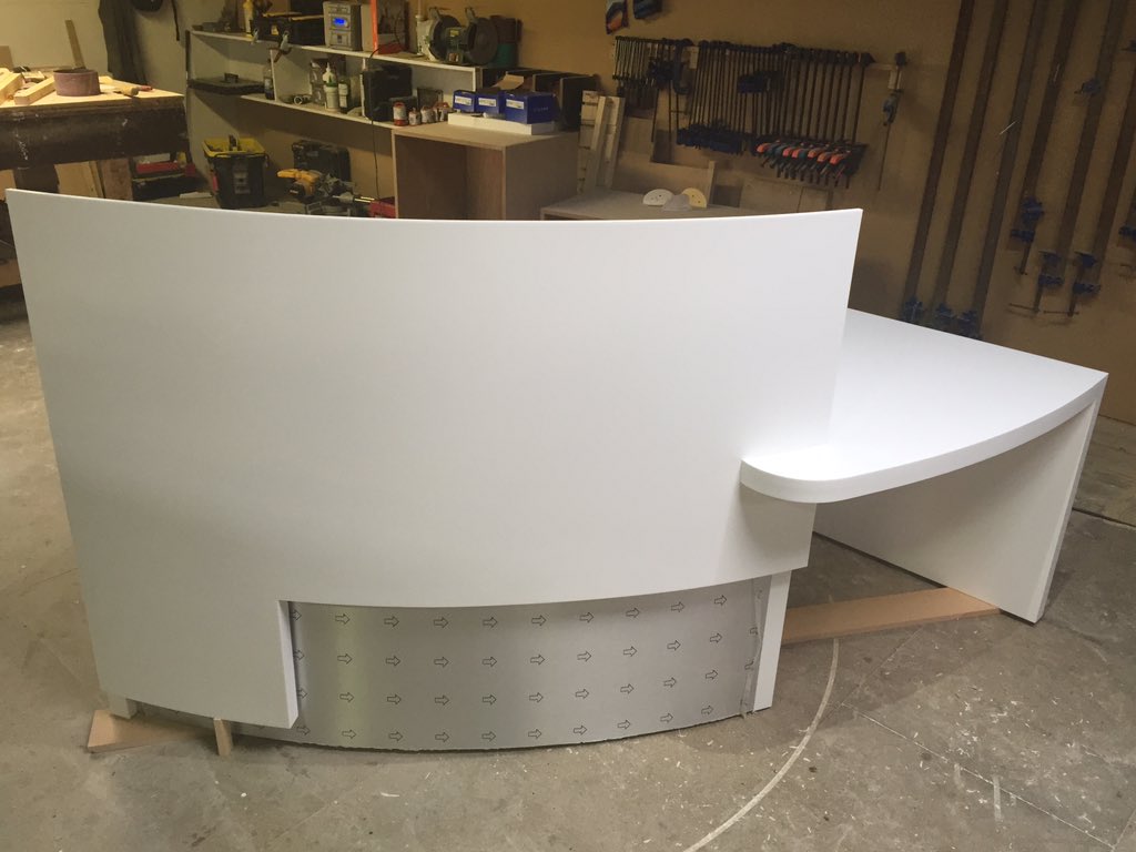 SnowdonSimon's tweet photo. Yet another superb corian project , heading for a bank in the morning . #corian #lancashire #perfect product https://t.co/5WDgt8h3kw