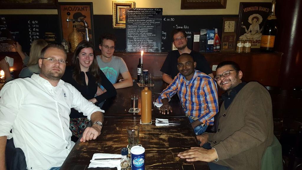 Firelay's tweet photo. Having a #Liferay meet and greet with the famous @bararijhuis and @meeraprince! Welcome to #Delft! https://t.co/EkyjfQJ3vq