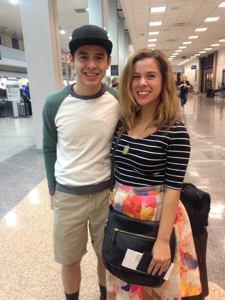 DavidArchie's tweet photo. Was bittersweet saying bye to my little sister yesterday as she left for her mission, but I'm so proud of her! https://t.co/8sMHS0ijgM