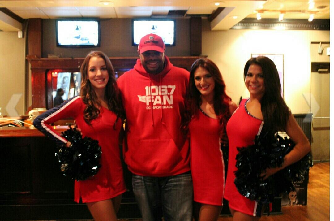 Gjohnsonmedia's tweet photo. We had a great time last nigh with the @WashWizards at the viewing party for the season opener at @greveys. #1067 https://t.co/uB86ldkiM7