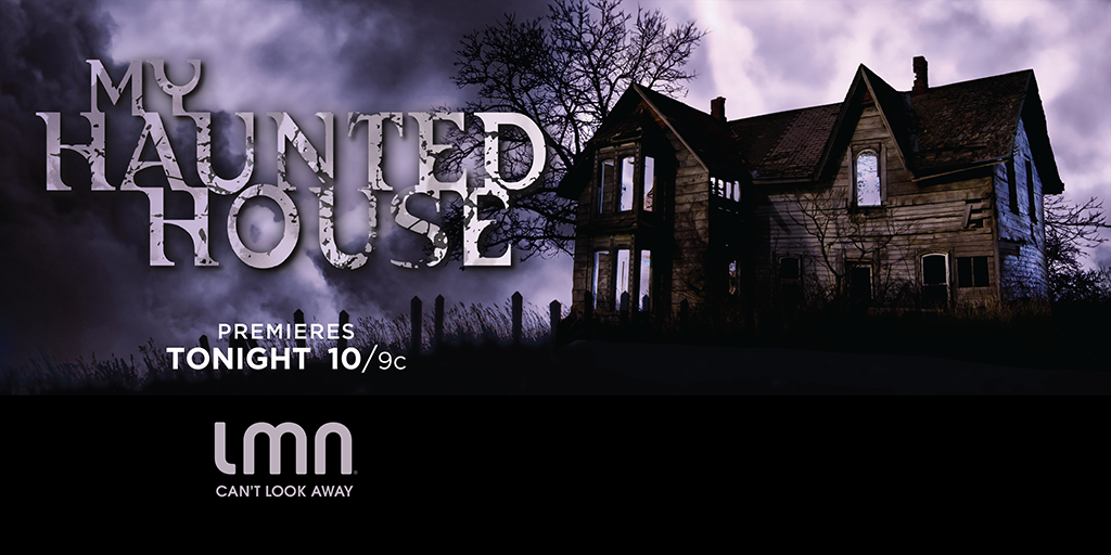 LMN's tweet photo. Some houses should never be homes. All-new episodes of #MyHauntedHouse return TONIGHT @ 10/9c. https://t.co/6MJUzZoLey