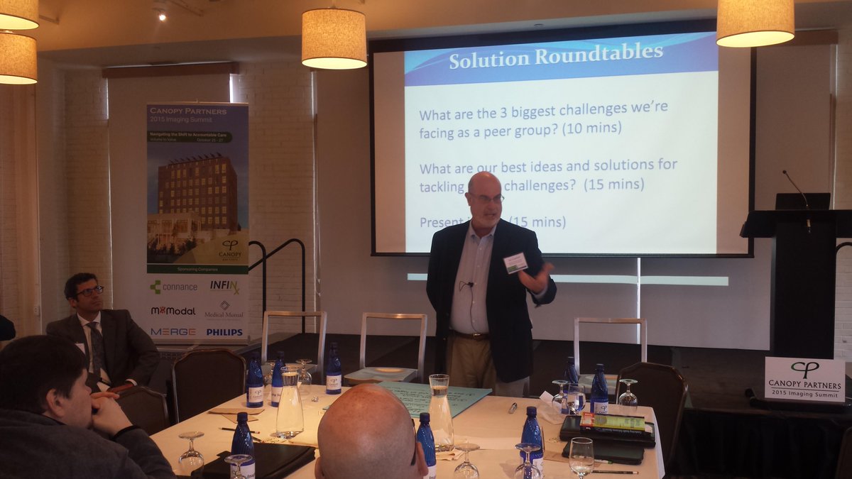 CanopyPartners's tweet photo. Jay Crawford, MHA, CIIP, UNC HEALTH shares group ideas & best practices for imaging challenges @ #2015ImagingSummit https://t.co/DFkwLDBNWV