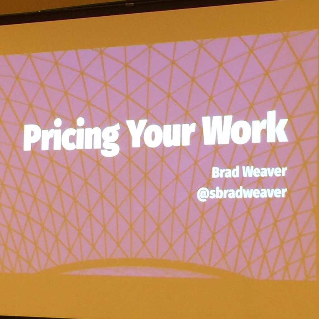 ServiceFirstCHS's tweet photo. How much do you charge - changing the way you talk about pricing @sbradweaver #revolveconf https://t.co/2BTDFISwBW