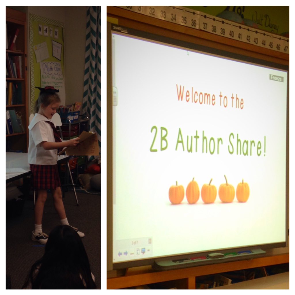 cholzman_gses's tweet photo. @KBush_gses's students did so well reading their stories from Writer's Workshop during Author Share! @KBush_gses https://t.co/NmdDxH6h3e