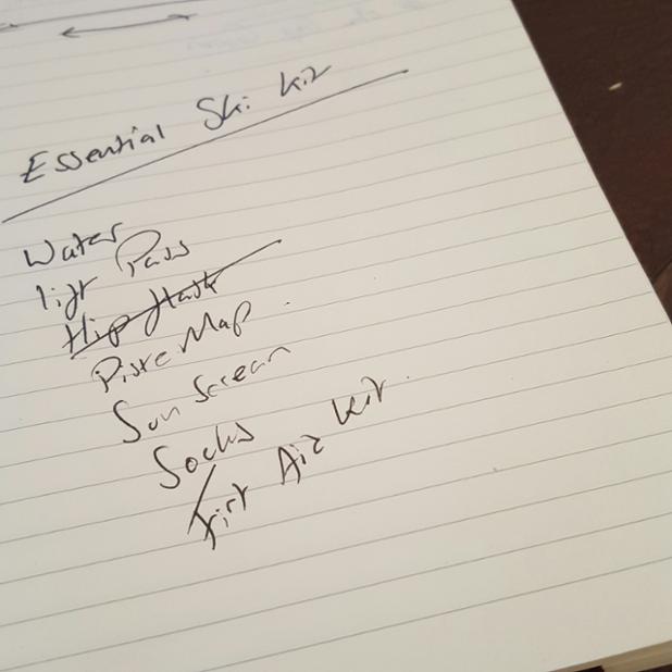 AlpineActionski's tweet photo. Whittling down the essentials list for a blog. #ski #skikit https://t.co/rKIhFQfnXQ