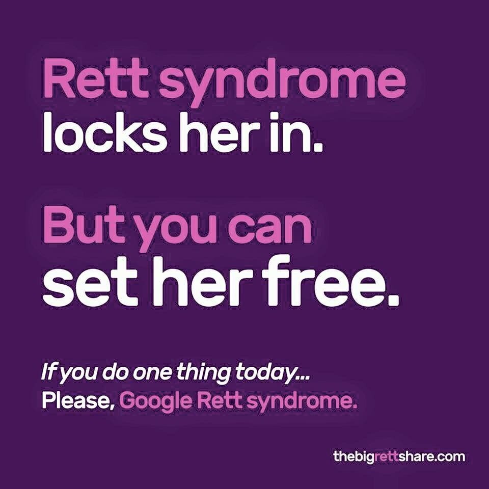 ShawnyJean's tweet photo. Let's spread awareness about Rett syndrome #cureretts #RettSyndromeAwareness https://t.co/A0UF0nwz86