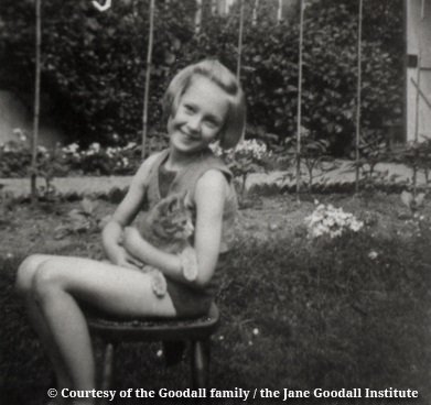 JaneGoodallInst's tweet photo. Happy #NationalCatDay from Dr. #JaneGoodall! Remember that all animals have personalities, minds &amp; emotions! https://t.co/Ti0eGDgSDQ