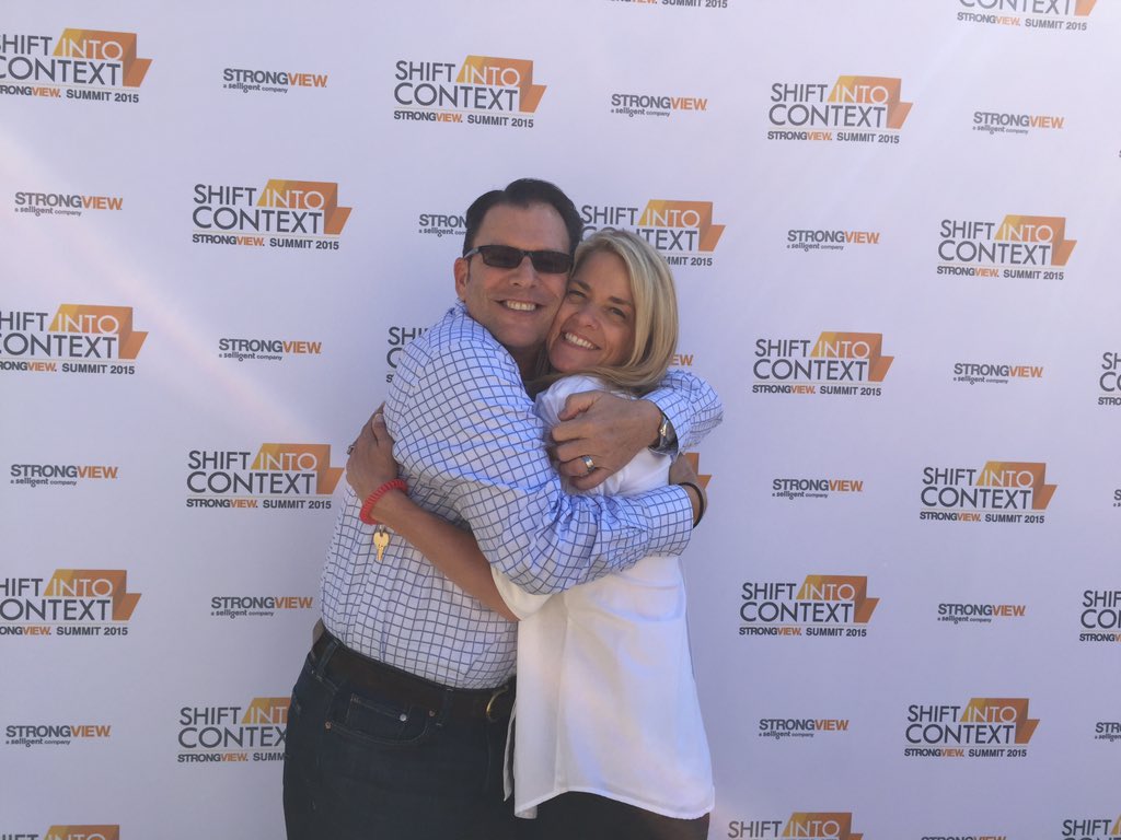 Selligent's tweet photo. The 2 that made it all possible! #SVSummit15 https://t.co/gQoCdZOSCj