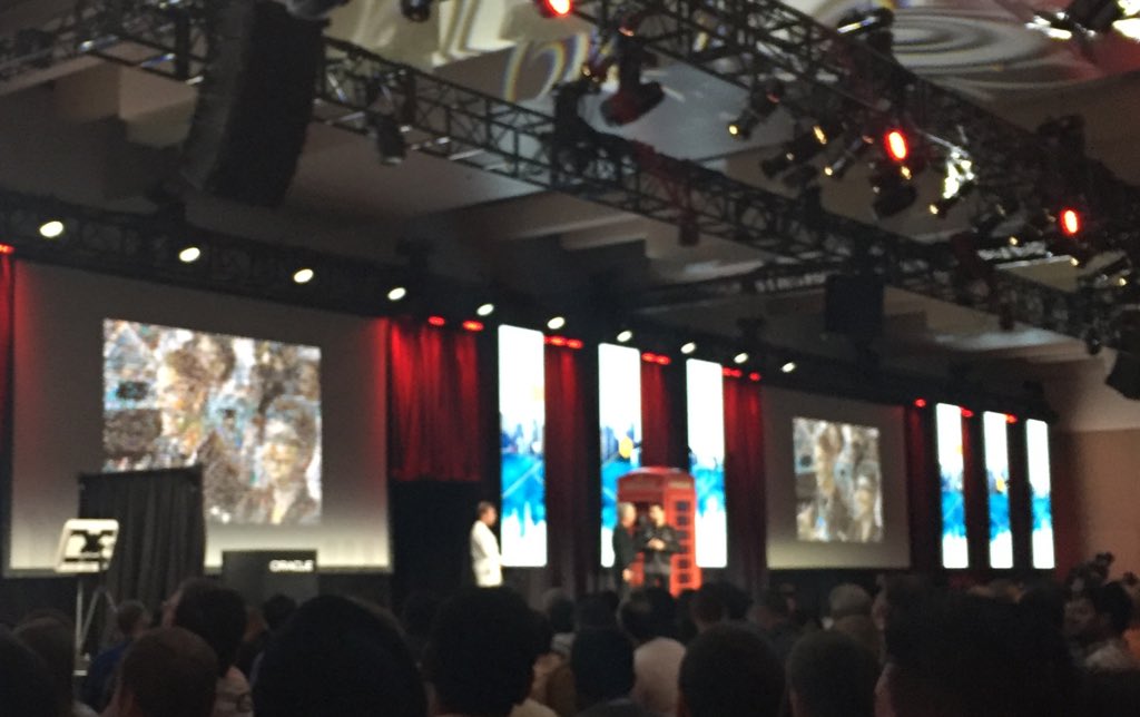 stieno's tweet photo. Professor fx #JavaFX @johanvos #javaone15 keynote https://t.co/RCIi7klwR5