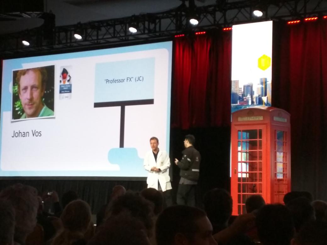 José Pereda (@jperedadnr) on Twitter photo Professor FX <a href="/johanvos/">Johan Vos (https://mastodon.social/@johanvos)</a> coming from the future <a href="/JavaOneConf/">JavaOneConf</a> #communitykeynote #gluonhq Professor FX <a href="/johanvos/">Johan Vos (https://mastodon.social/@johanvos)</a> coming from the future <a href="/JavaOneConf/">JavaOneConf</a> #communitykeynote #gluonhq