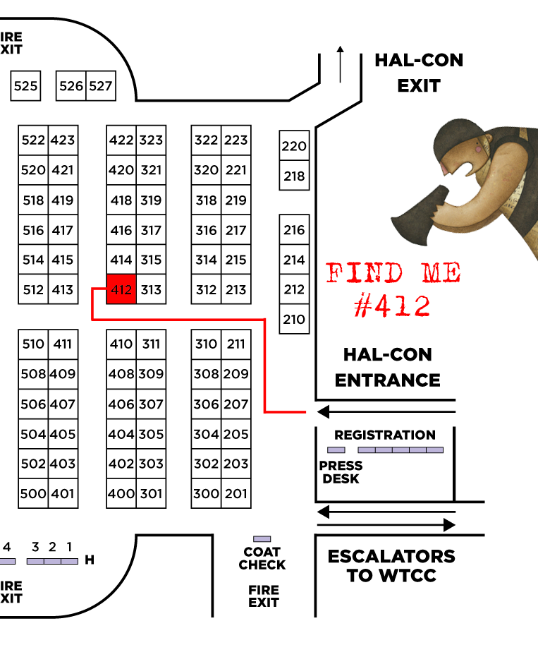 AnOddityorTwo's tweet photo. #HalCon Starts Tomorrow! Come find me at Booth 412. #shoplocal https://t.co/VKvg4sw2yc