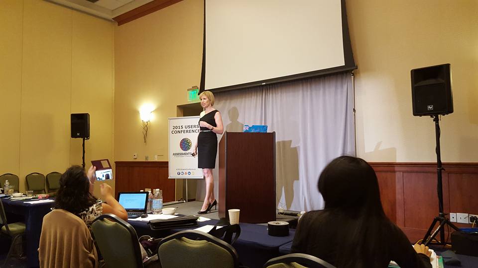Assessments24x7's tweet photo. #Socialmedia queen @MariSmith at the Assessments 24x7 #2015UsersConference in San Diego earlier this month! #DISC https://t.co/wAs8KcVOuh