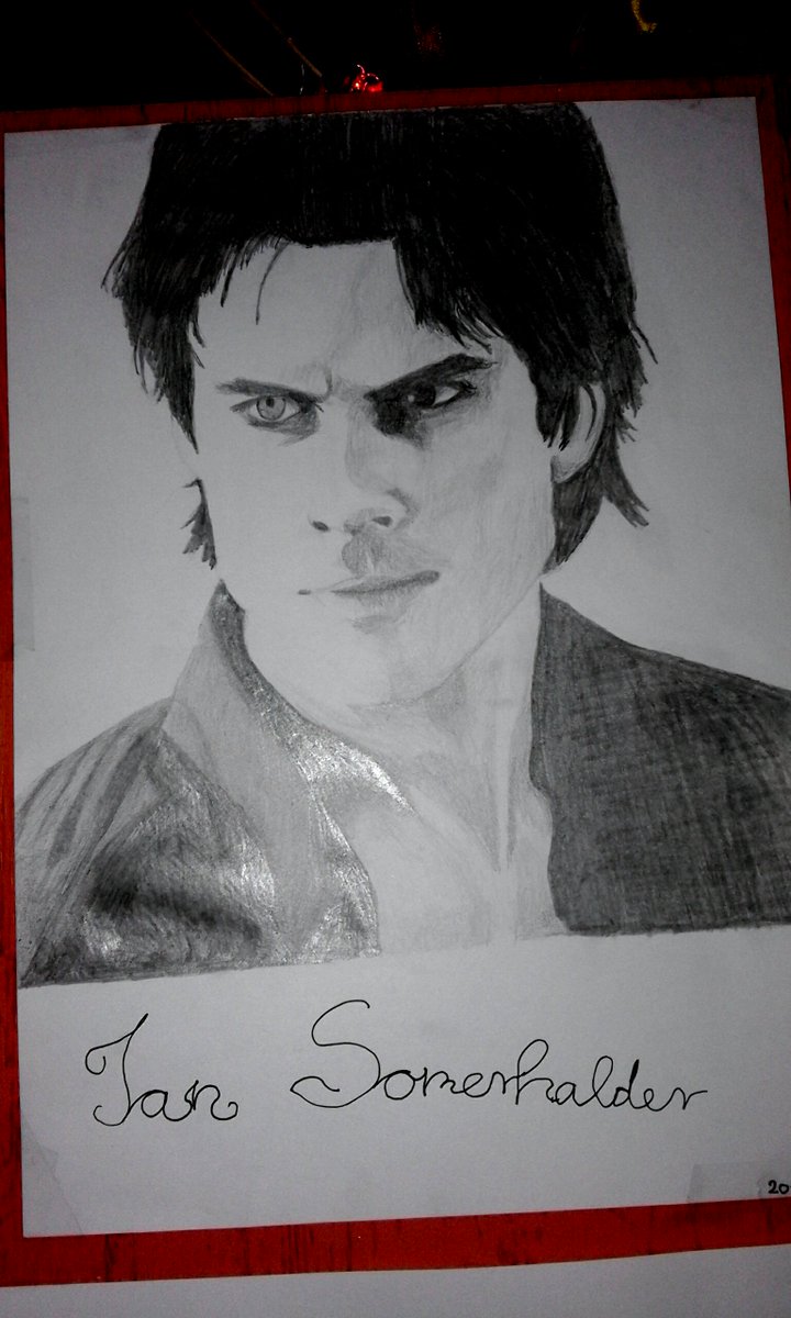 AnneMoln's tweet photo. @cwtvd New drawing. I hope you like it!:) @iansomerhalder #TVD #iansomerhalder #ahungarianfan https://t.co/qyrA7SXz9H