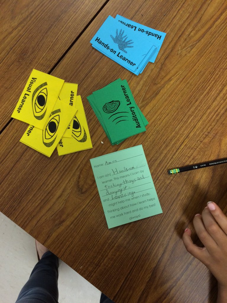 CounselorVega's tweet photo. Determining our learning styles in third grade at Waddell! @CharMeckSchools #CMSesc https://t.co/lARIHOyHpn