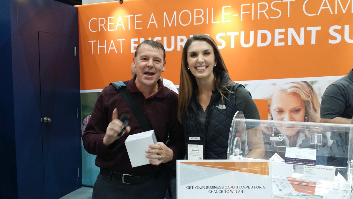 WiFiEllie's tweet photo. And the winner is....@arubanetworks #educause2015 @SamanthaWiFi https://t.co/WgQV4D9idG
