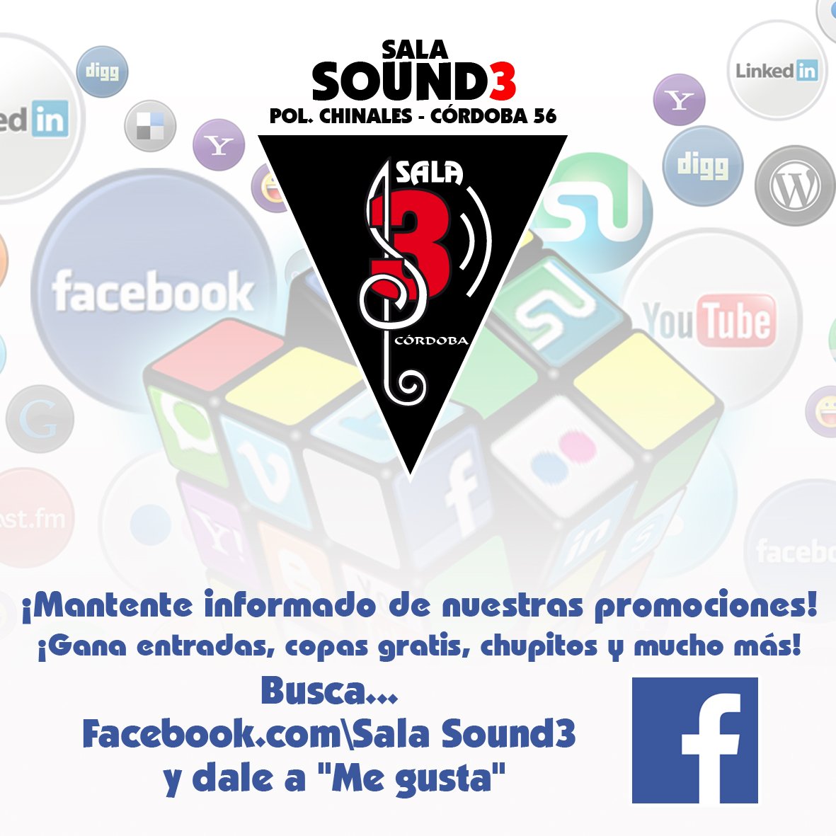 SalaSound3's tweet photo. Síguenos en fbook y entérate de todos nuestros eventos y promociones, sé el primero en ver las fotos del finde! https://t.co/2KAY8bEPfF